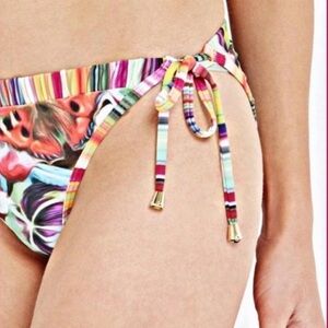NWT Ted Baker Floral Swirl Tie Bikini Bottom 8 10 M